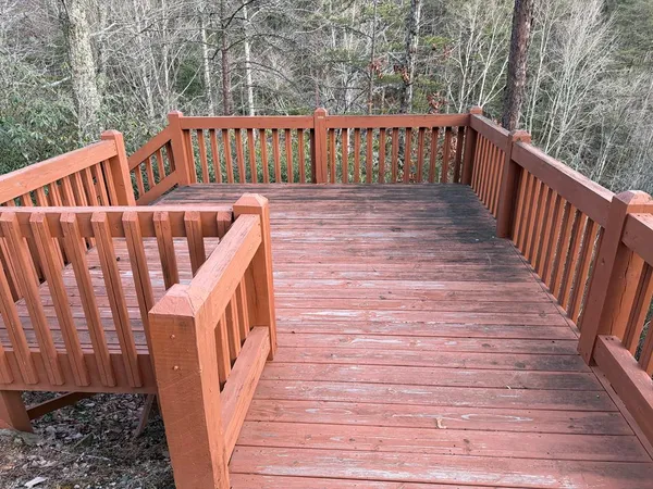 a view of a terrace with a yard