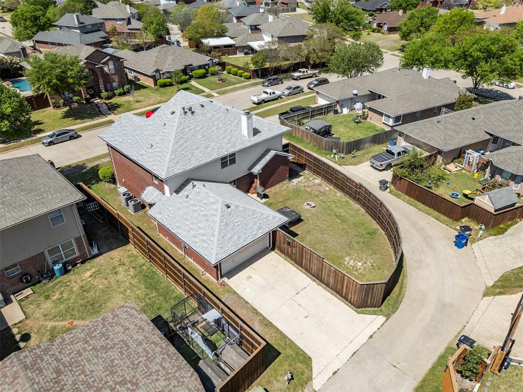 741 Aspen Court Allen, TX 75002 - Photo 40 of 40 Aerial perspective of Corner lot