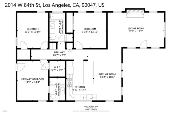 $969,999 | 2014 West 84th Street, Los Angeles, CA 90047