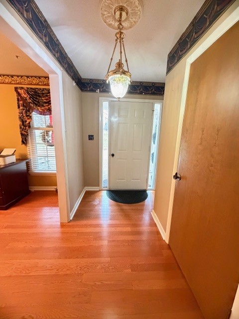 43 Liberty Road Winchester, TN 37398 - Photo 5 of 27 a view of entryway with a window and wooden floor