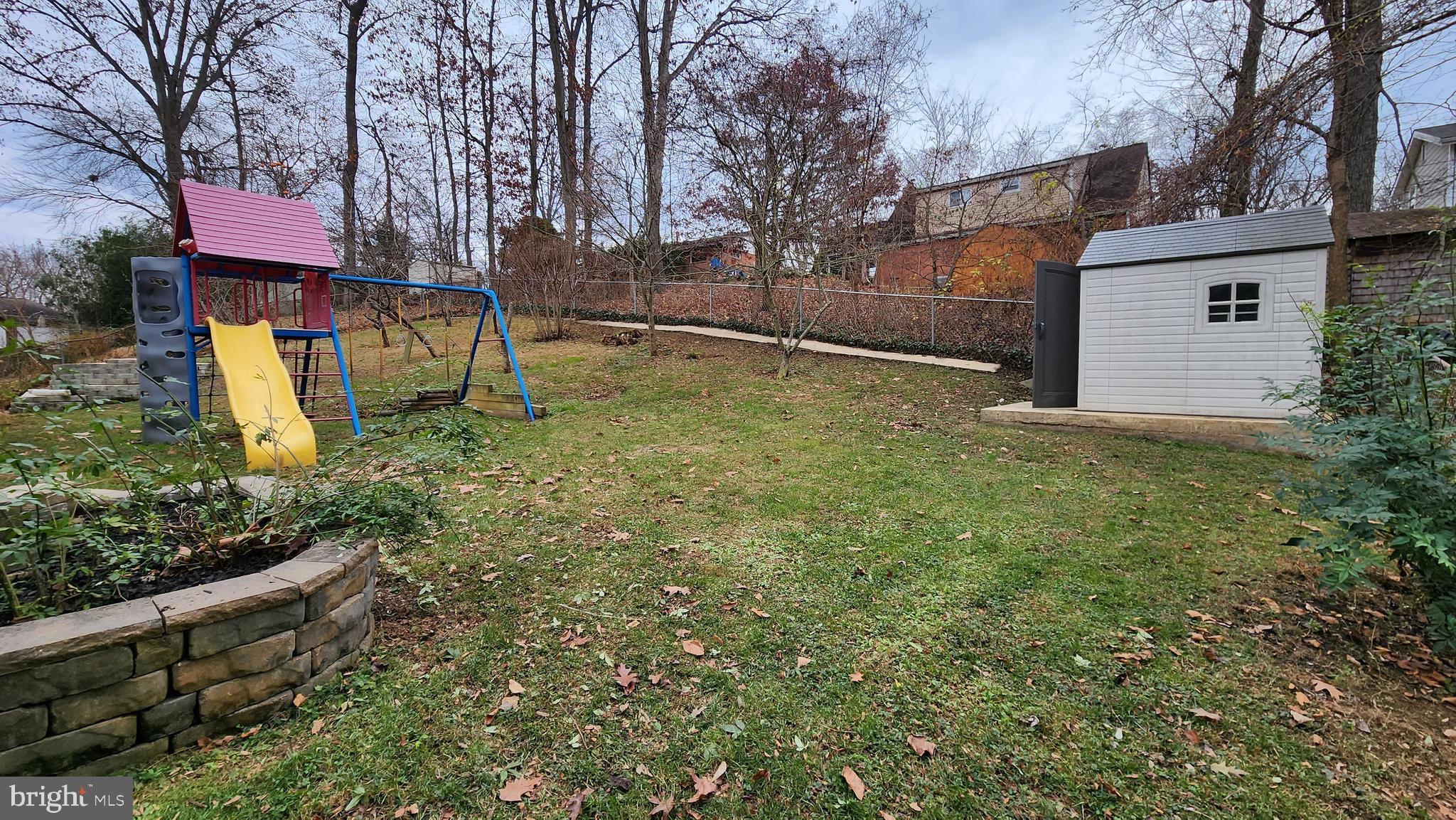 8438 Thames Street Springfield, VA 22151 - Photo 60 of 67 Open backyard with shed