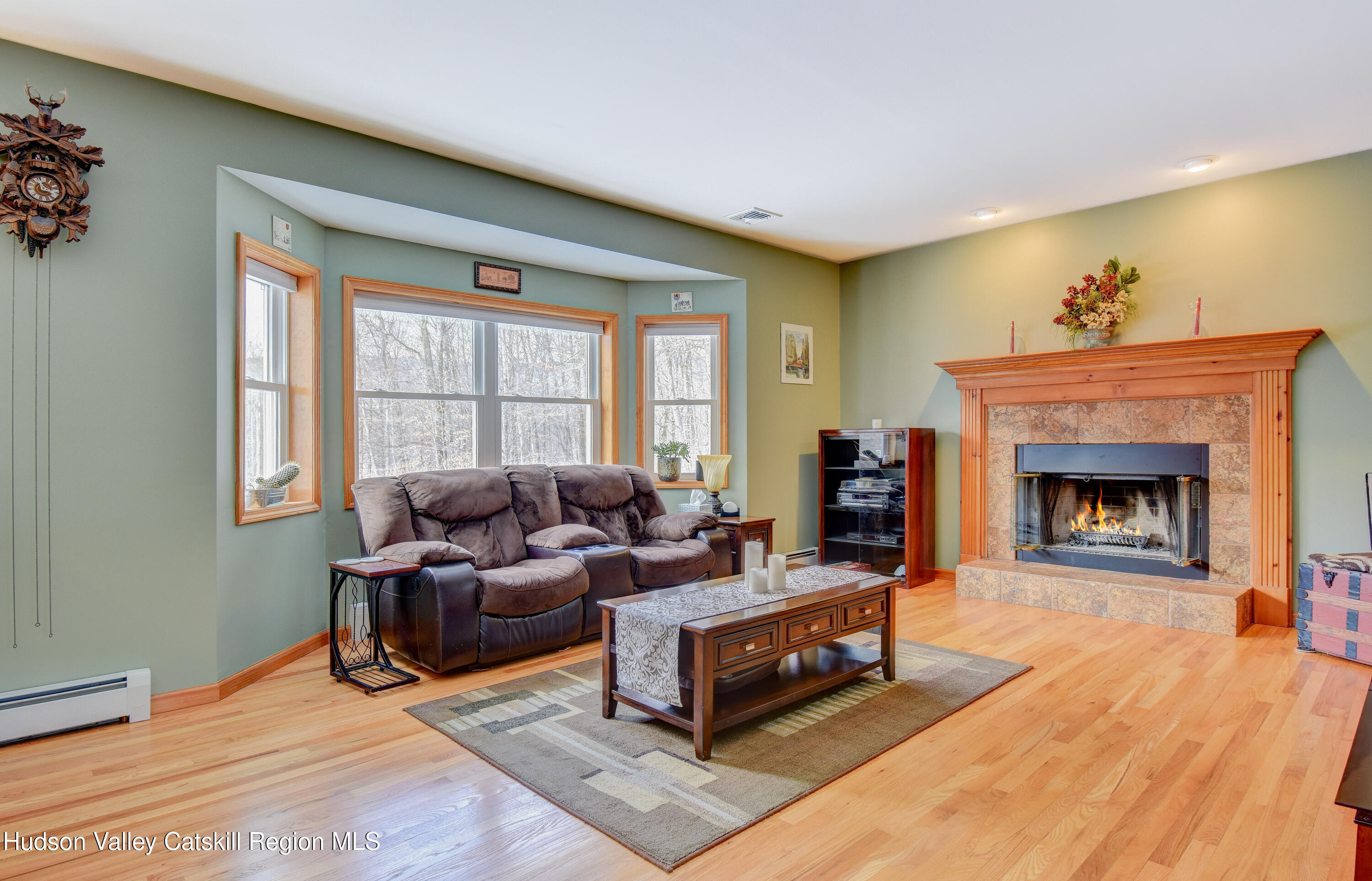 309 Quannacut Road Pine Bush, NY 12566 - Photo 34 of 43 a living room with furniture and a fireplace
