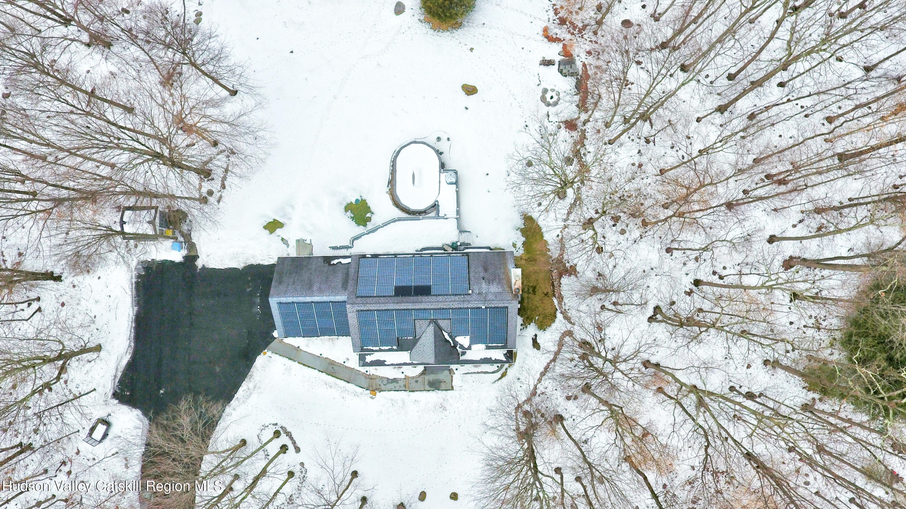 309 Quannacut Road Pine Bush, NY 12566 - Photo 6 of 43 a view of a wooden house with a yard and sitting space