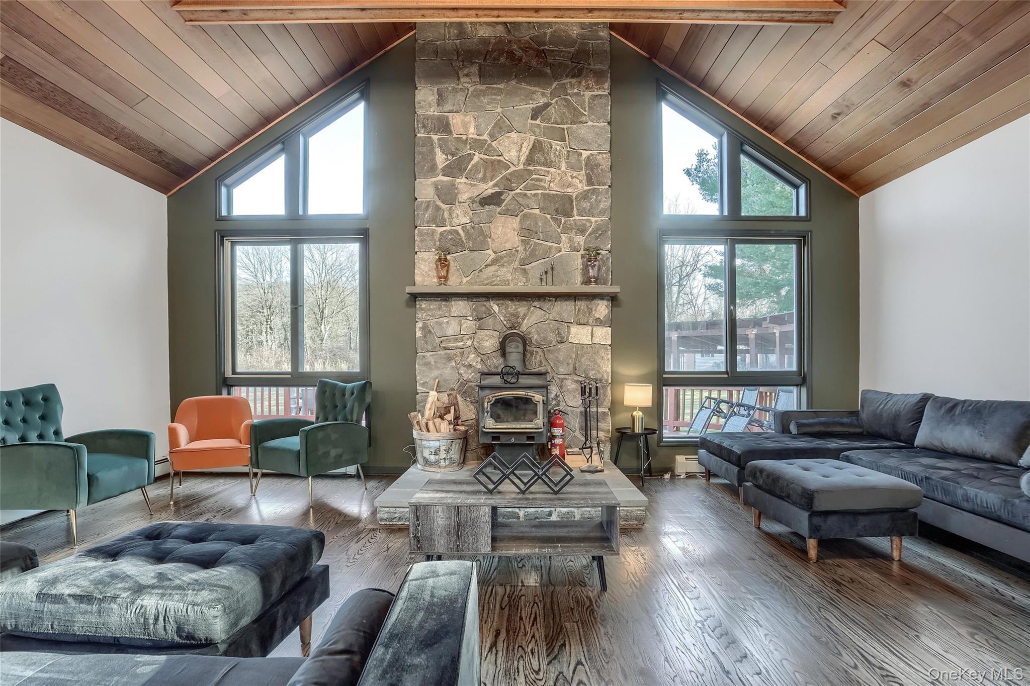 283 Prospect Road Monroe, NY 10950 - Photo 14 of 26 a living room with furniture and a fireplace