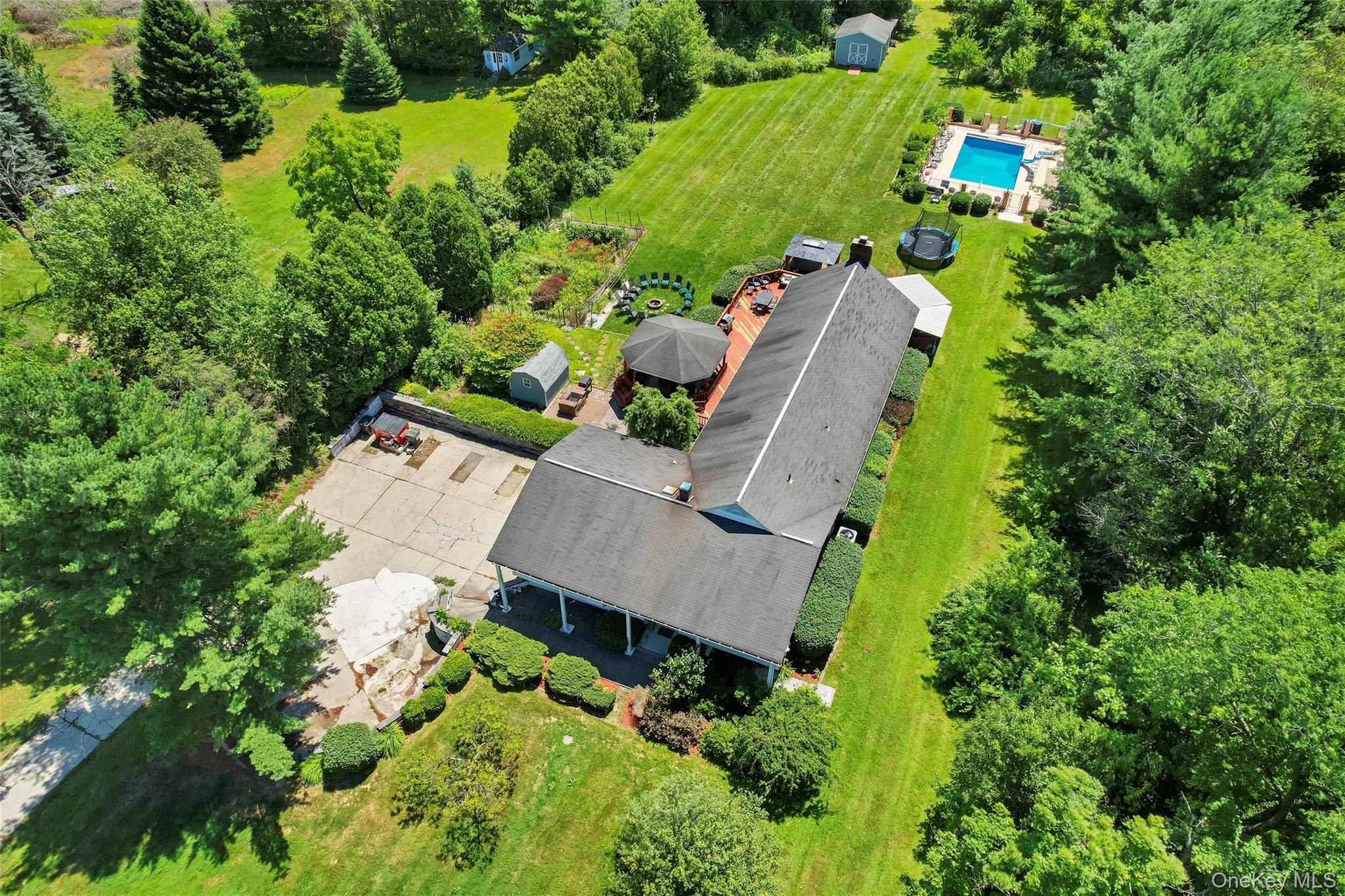283 Prospect Road Monroe, NY 10950 - Photo 5 of 26 an aerial view of a house with a yard