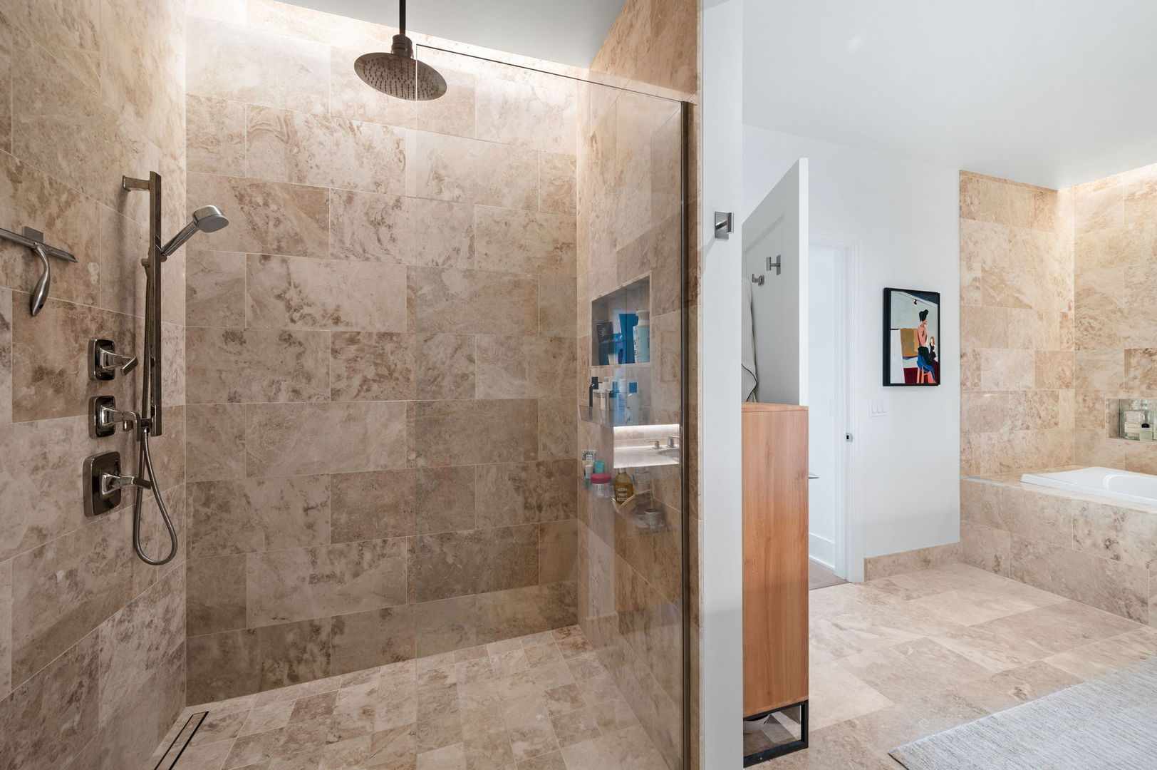 363 East Wacker Drive, Unit 3109 Chicago, IL 60601 - Photo 17 of 23 a bathroom with a shower