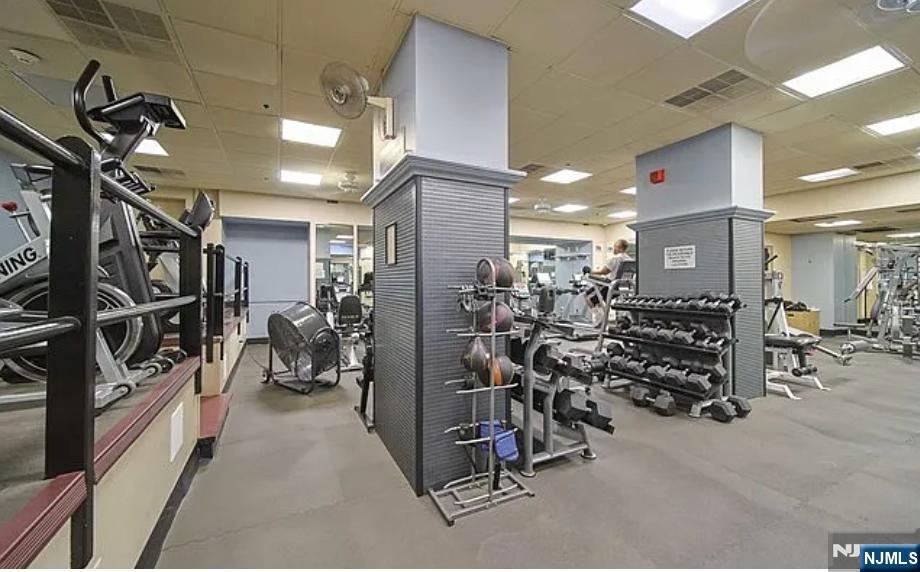 200 Old Palisade Road, Unit 18D Fort Lee, NJ 07024 - Photo 5 of 14 a view of a room with gym equipment