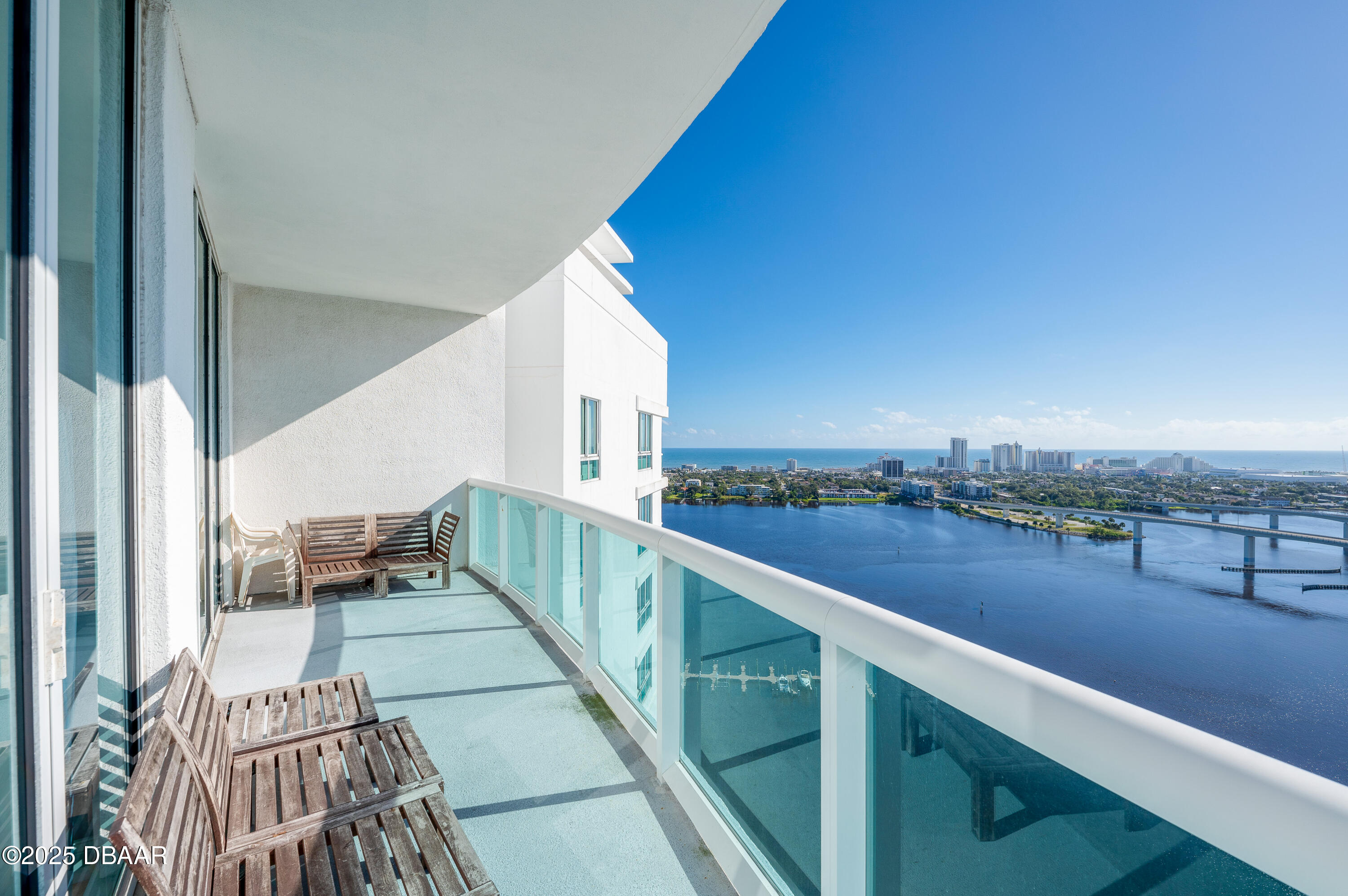241 Riverside Drive, Unit 2603 Holly Hill, FL 32117 - Photo 48 of 71 a view of balcony with furniture