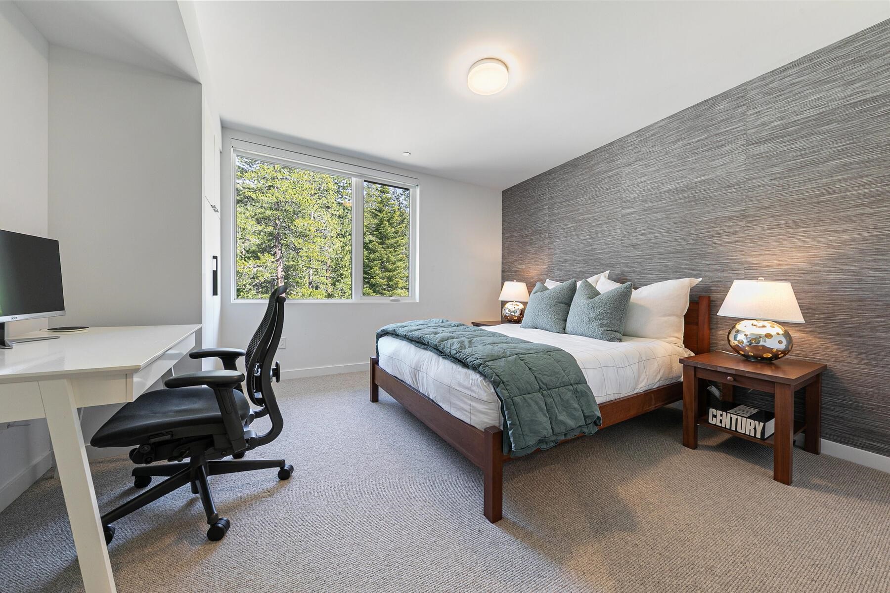 260 Palisades Circle Olympic Valley, CA 96146 - Photo 14 of 28 a bedroom with a bed chair and a window