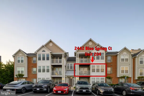 a front view of multi story residential apartment building