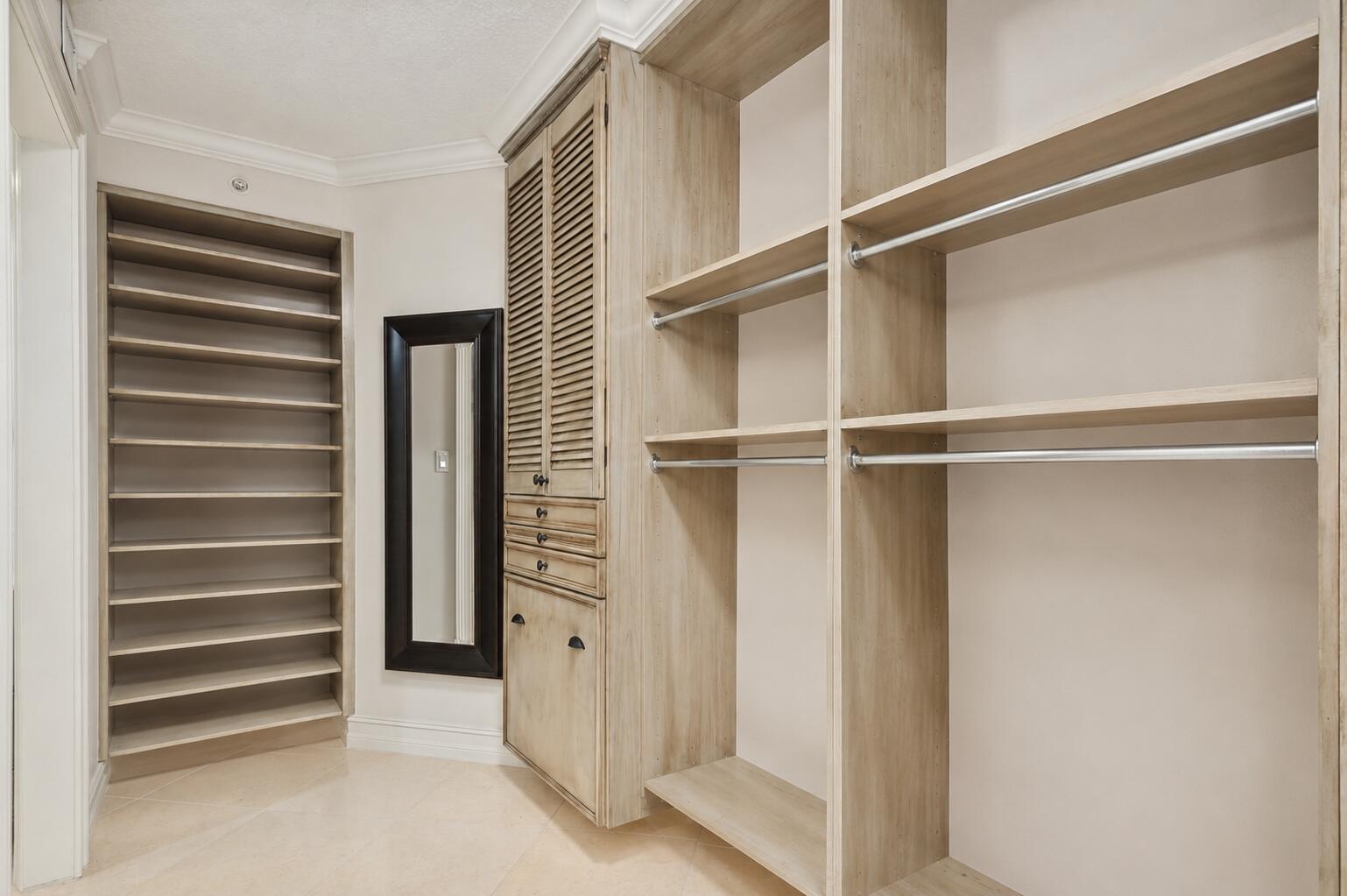 3000 North Ocean Drive, Unit 8A Singer Island, FL 33404 - Photo 12 of 53 Walk-in Closet - virtually emptied