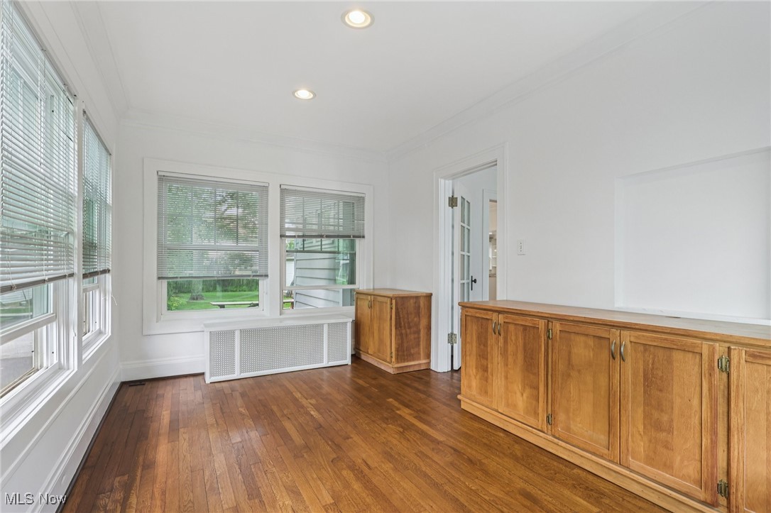 3075 Scarborough Road Cleveland, OH 44118 - Photo 13 of 46 Unfurnished sunroom featuring radiator and plenty of natural light