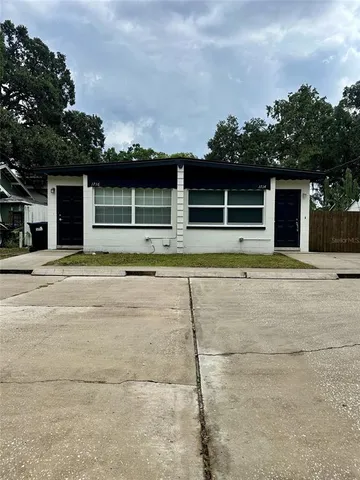 a view of a house with a outdoor space