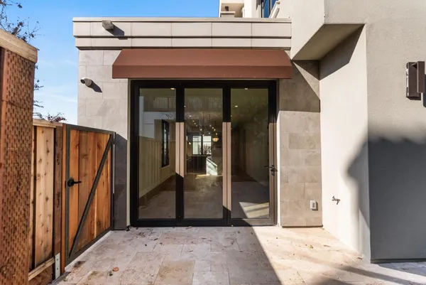 a view of a entryway door of the house