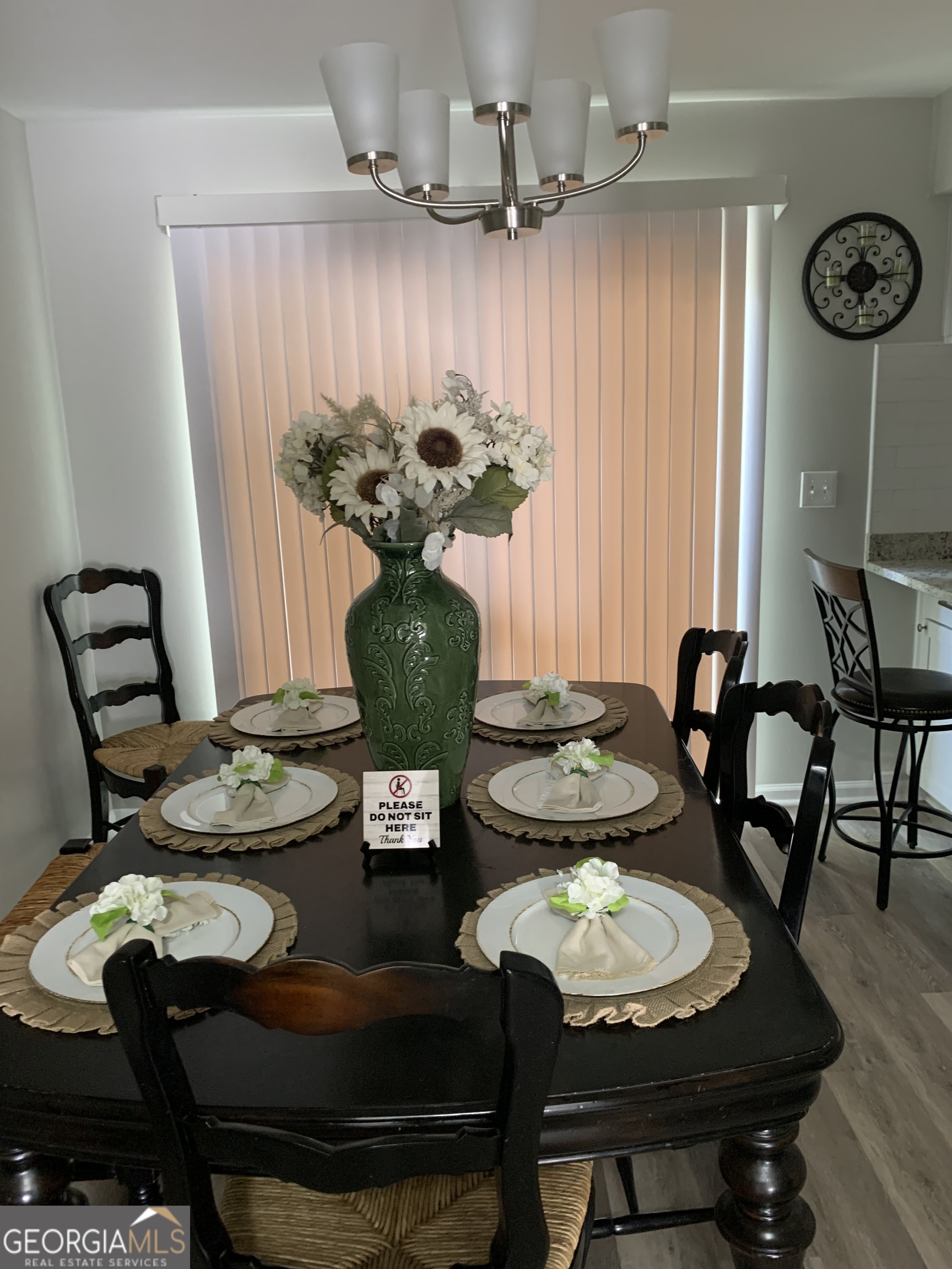3281 Abbeywood Drive Decatur, GA 30034 - Photo 27 of 28 a view of a dining room with furniture and chandelier