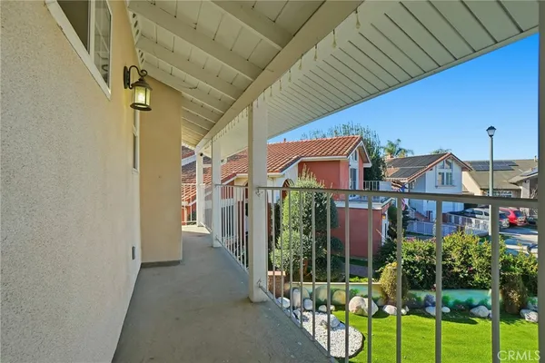 a view of a house with a porch
