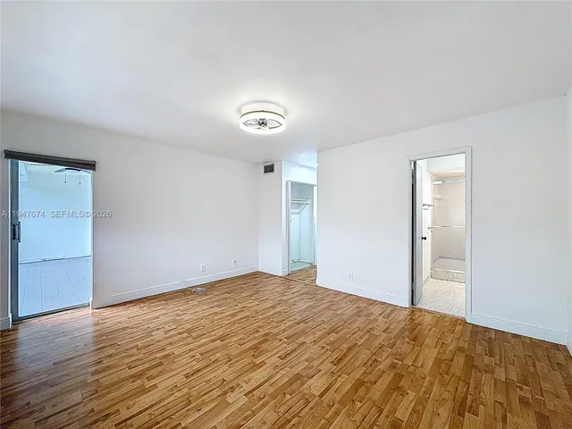 wooden floor in an empty room