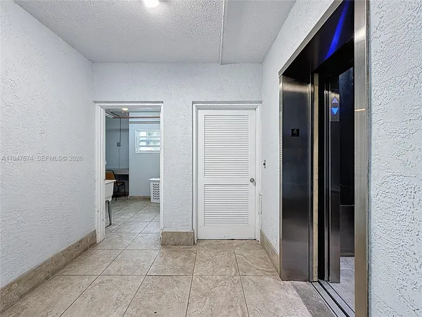 a view of garden with trees