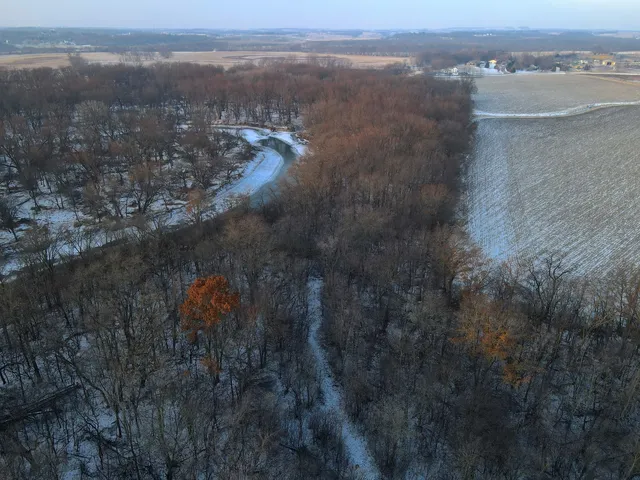 a view of a lake with mountains in the background