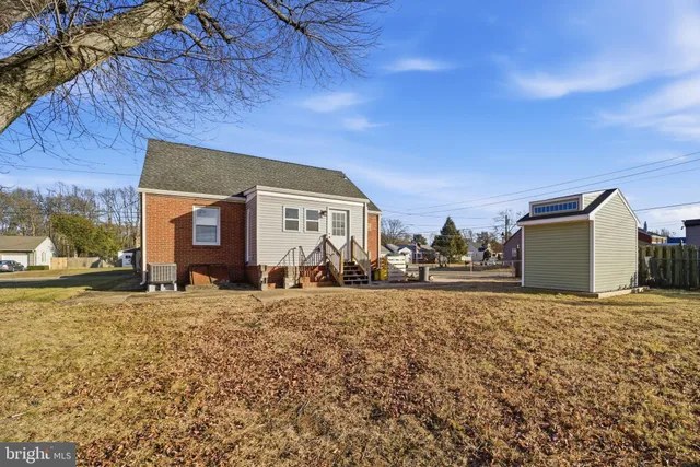 a view of a house with a patio
