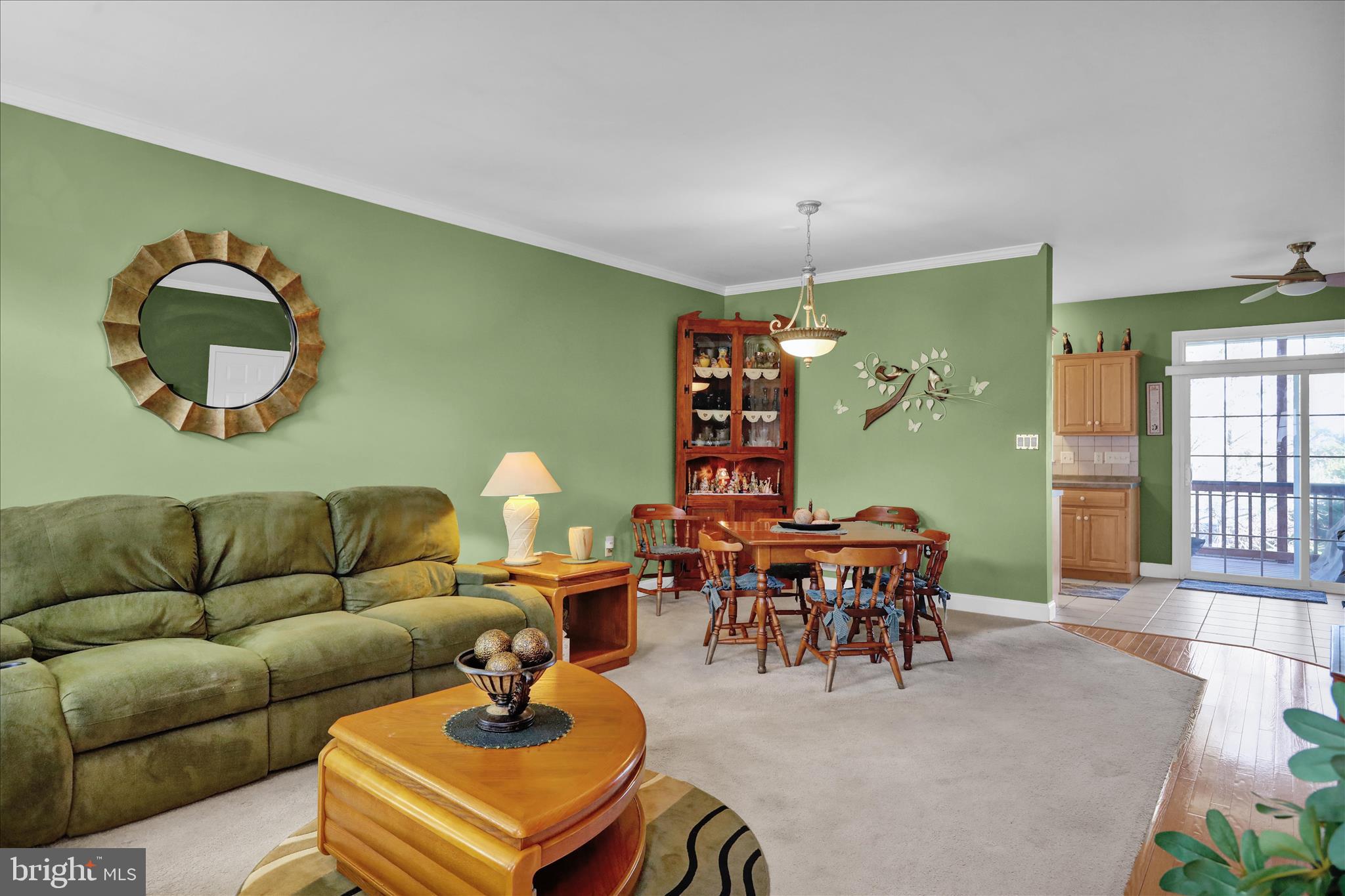 8 Bancroft Terrace Reading, PA 19607 - Photo 2 of 31 a living room with furniture a chandelier and a dining table