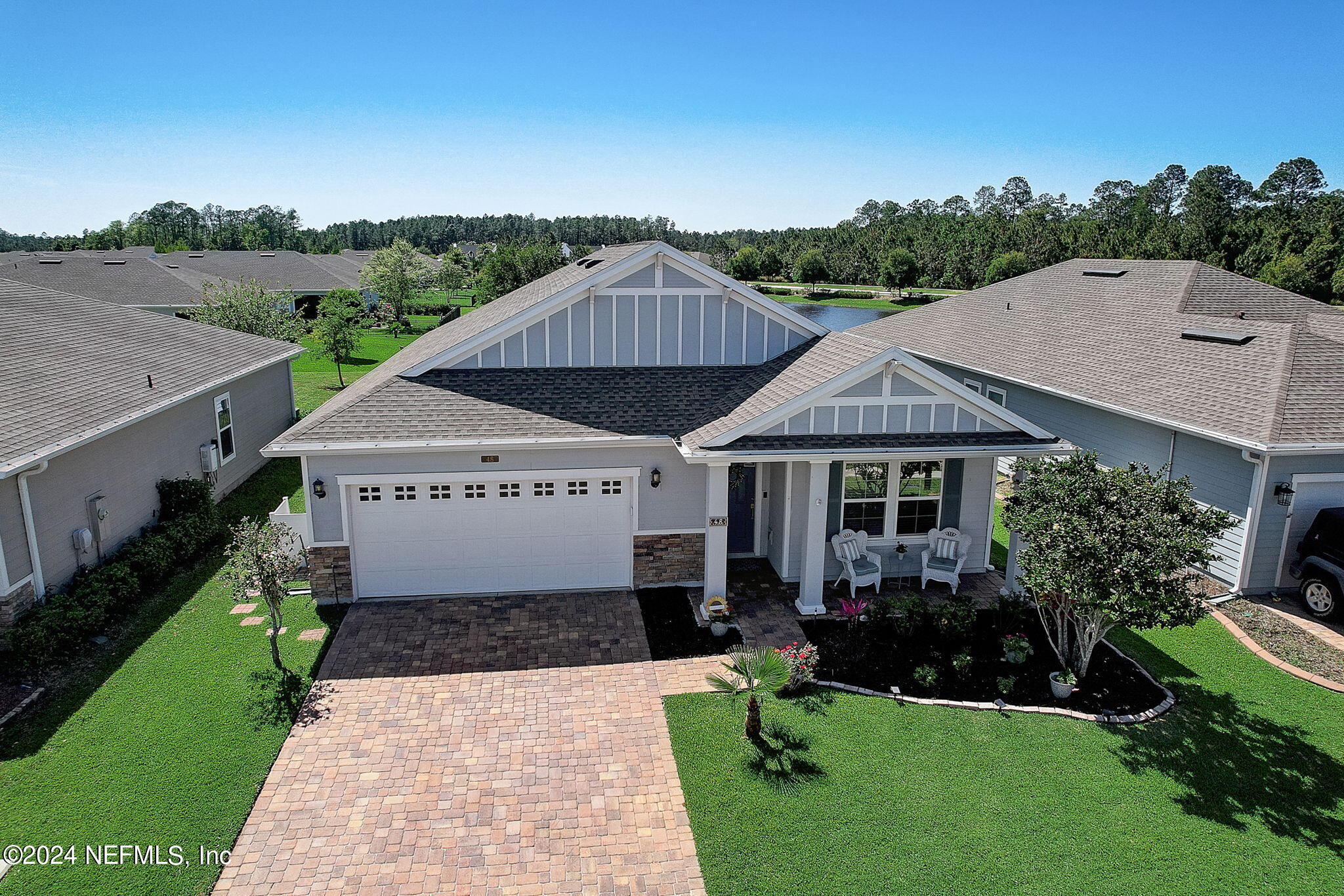 48 Martello Drive St. Augustine, FL 32092 - Photo 31 of 50 a aerial view of a house with a yard