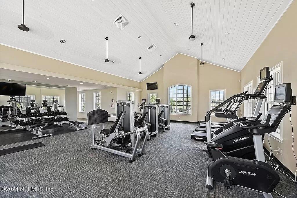 48 Martello Drive St. Augustine, FL 32092 - Photo 47 of 50 a view of a room with gym equipment