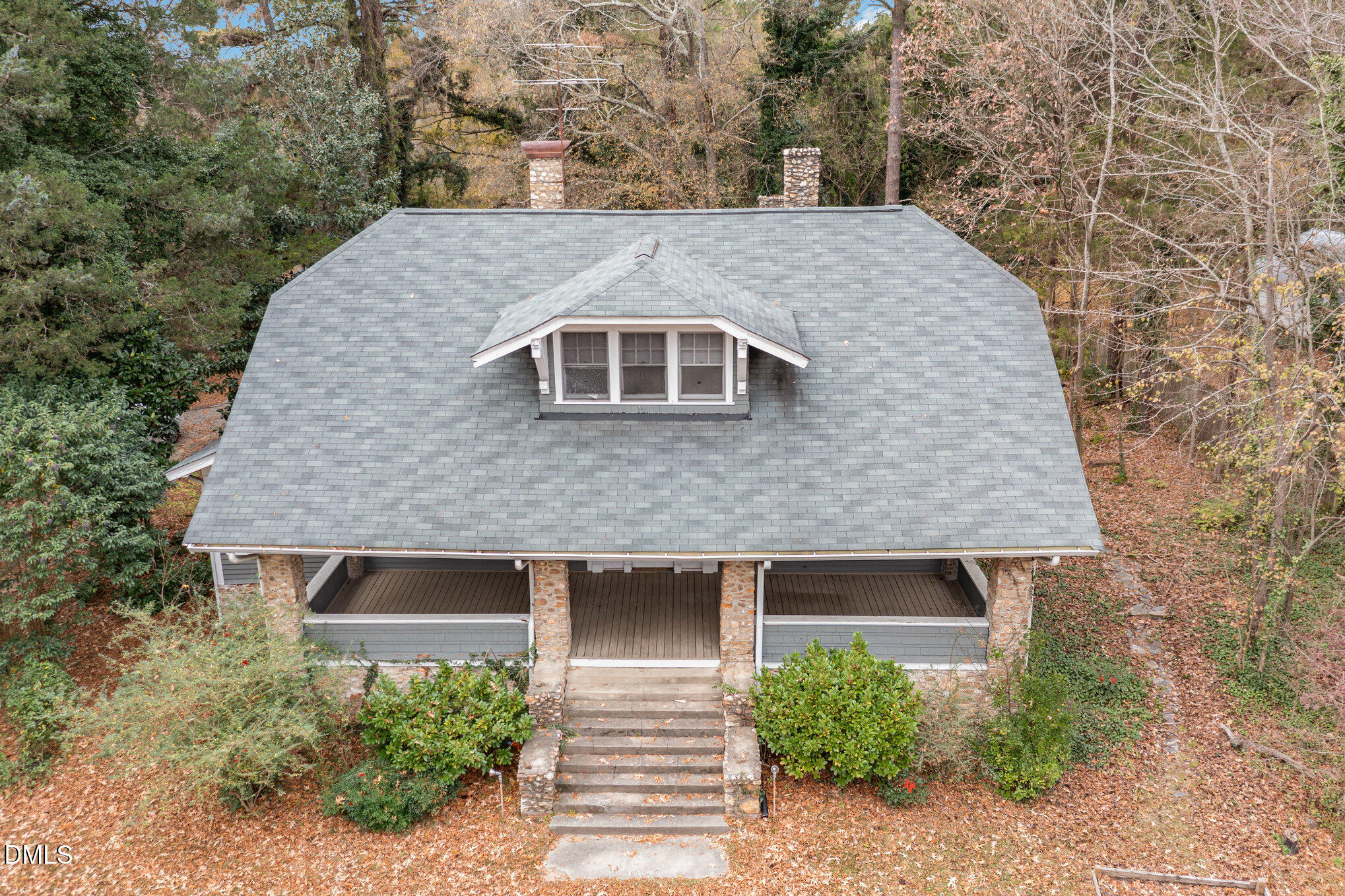 2636 Chapel Hill Road Durham, NC 27707 - Photo 27 of 35 an aerial view of a house with a yard