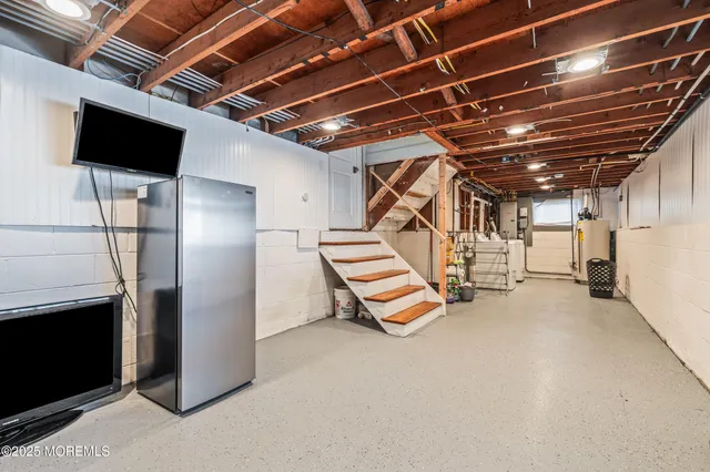 a view of a storage in a room