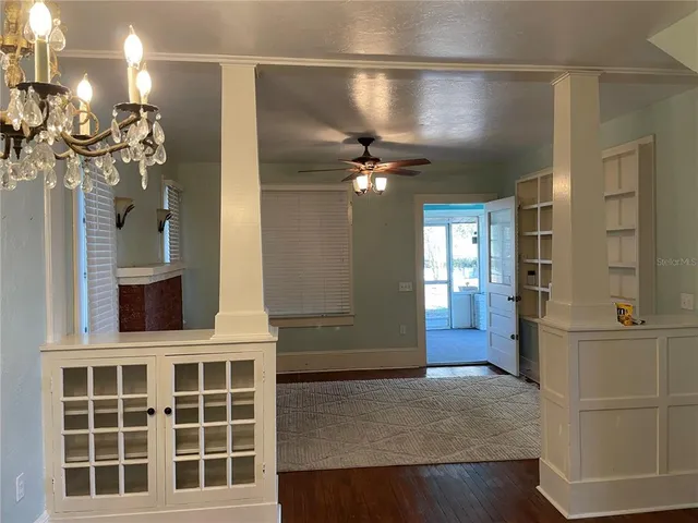 a view of a bathroom with a shower