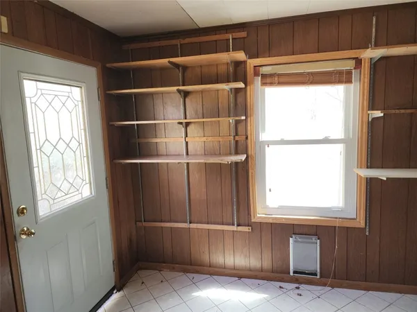 a view of a storage & utility room