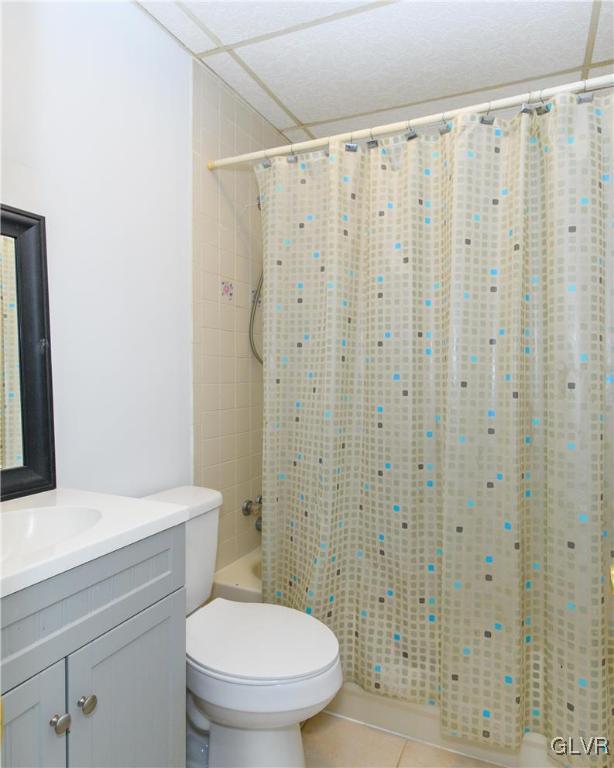 25 Saylor Drive Coplay, PA 18037 - Photo 13 of 20 a bathroom with a toilet a sink and a shower