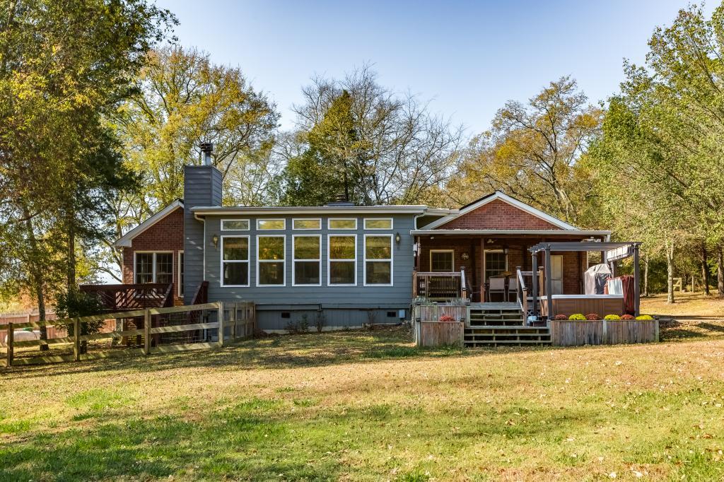 661 Beckwith Road Mount Juliet, TN 37122 - Photo 21 of 26 a front view of a house with a yard patio and fire pit