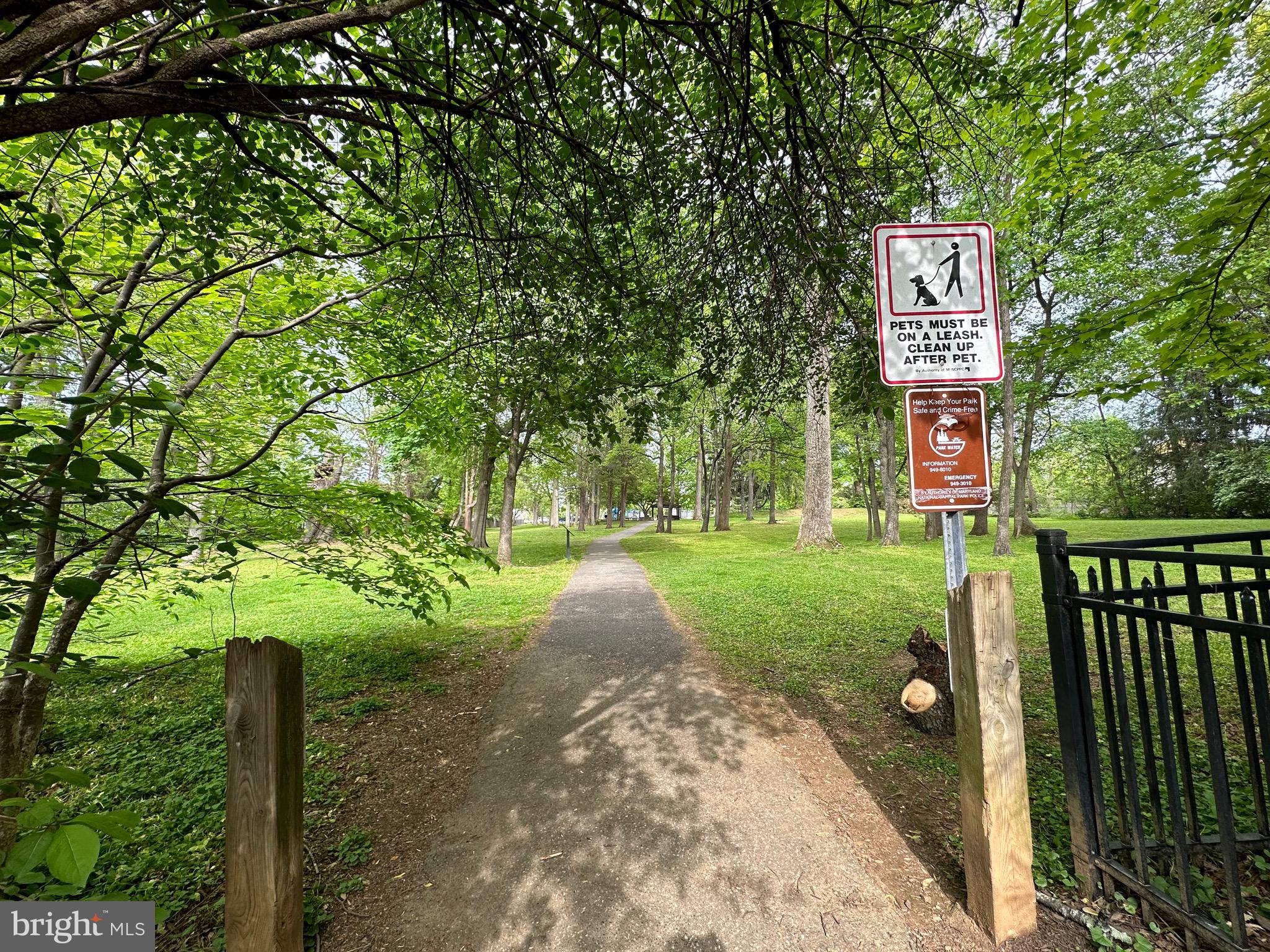 5510 Northfield Road Bethesda, MD 20817 - Photo 103 of 125 Greenwich Neighborhood Park entrance