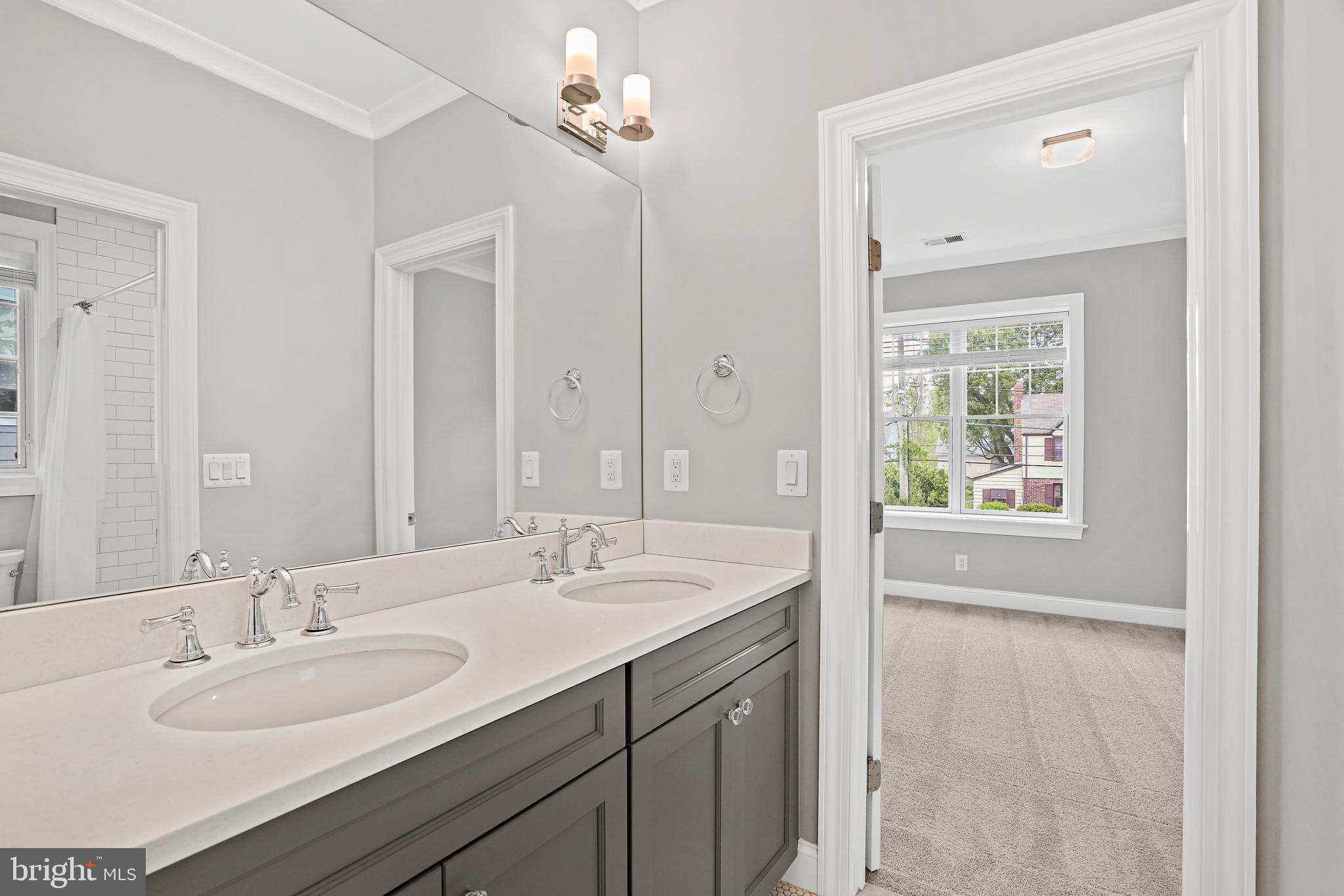 5510 Northfield Road Bethesda, MD 20817 - Photo 52 of 125 Jack and Jill Bath connecting 2nd & 3rd Bedrooms