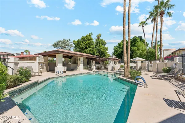 a view of an ocean and a mountain