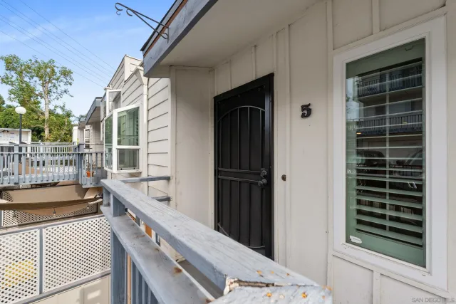a view of balcony and deck