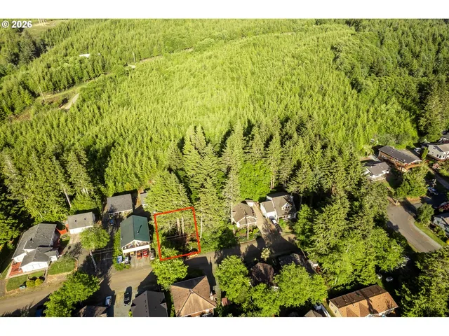 a view of city and mountain