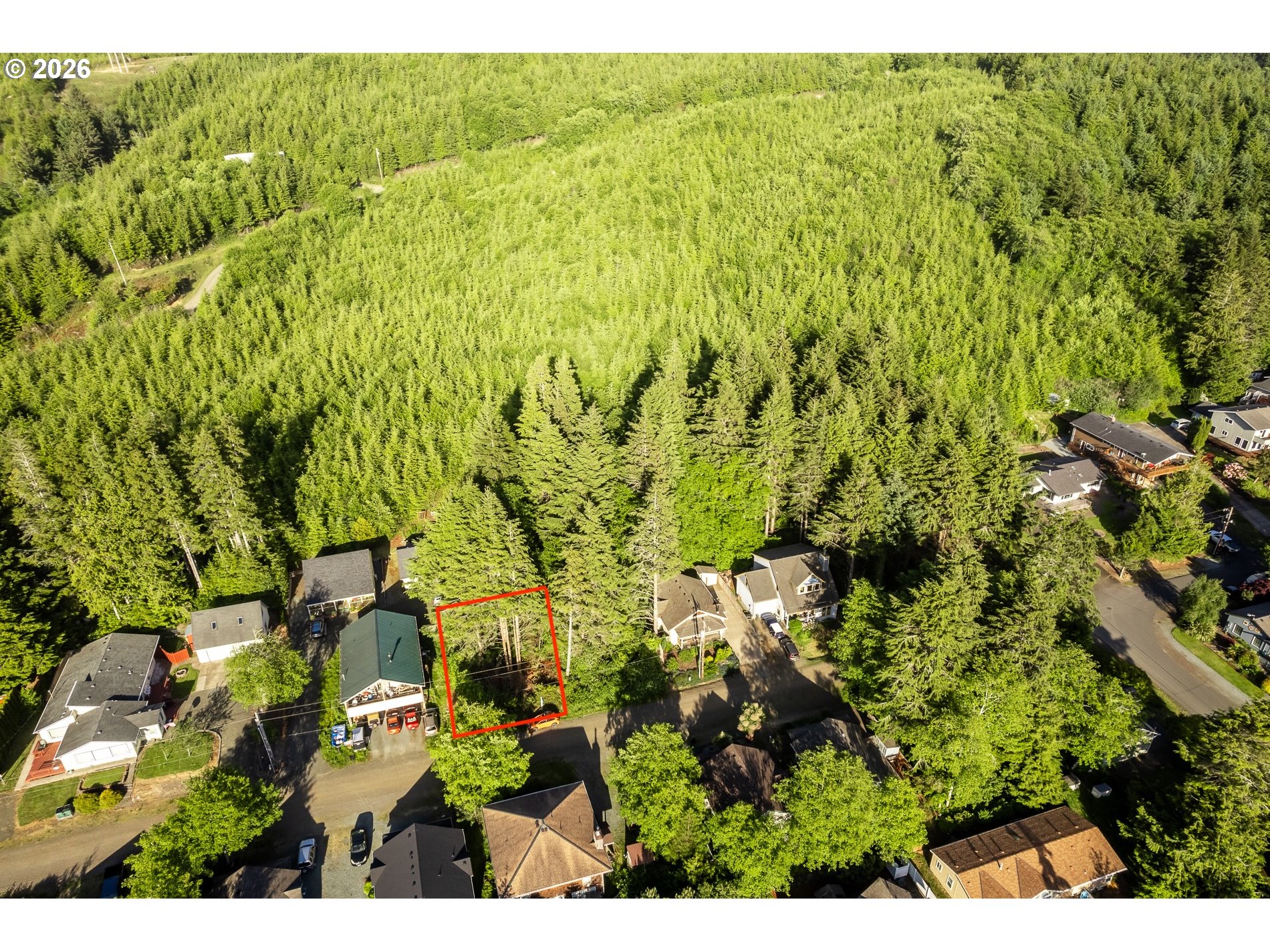 South Quadrant Street Rockaway Beach, OR 97136 - Photo 4 of 9 a view of a bunch of trees and bushes