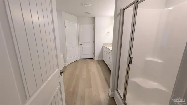 a view of a bathroom