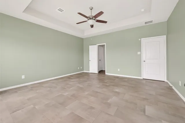 a view of an empty room