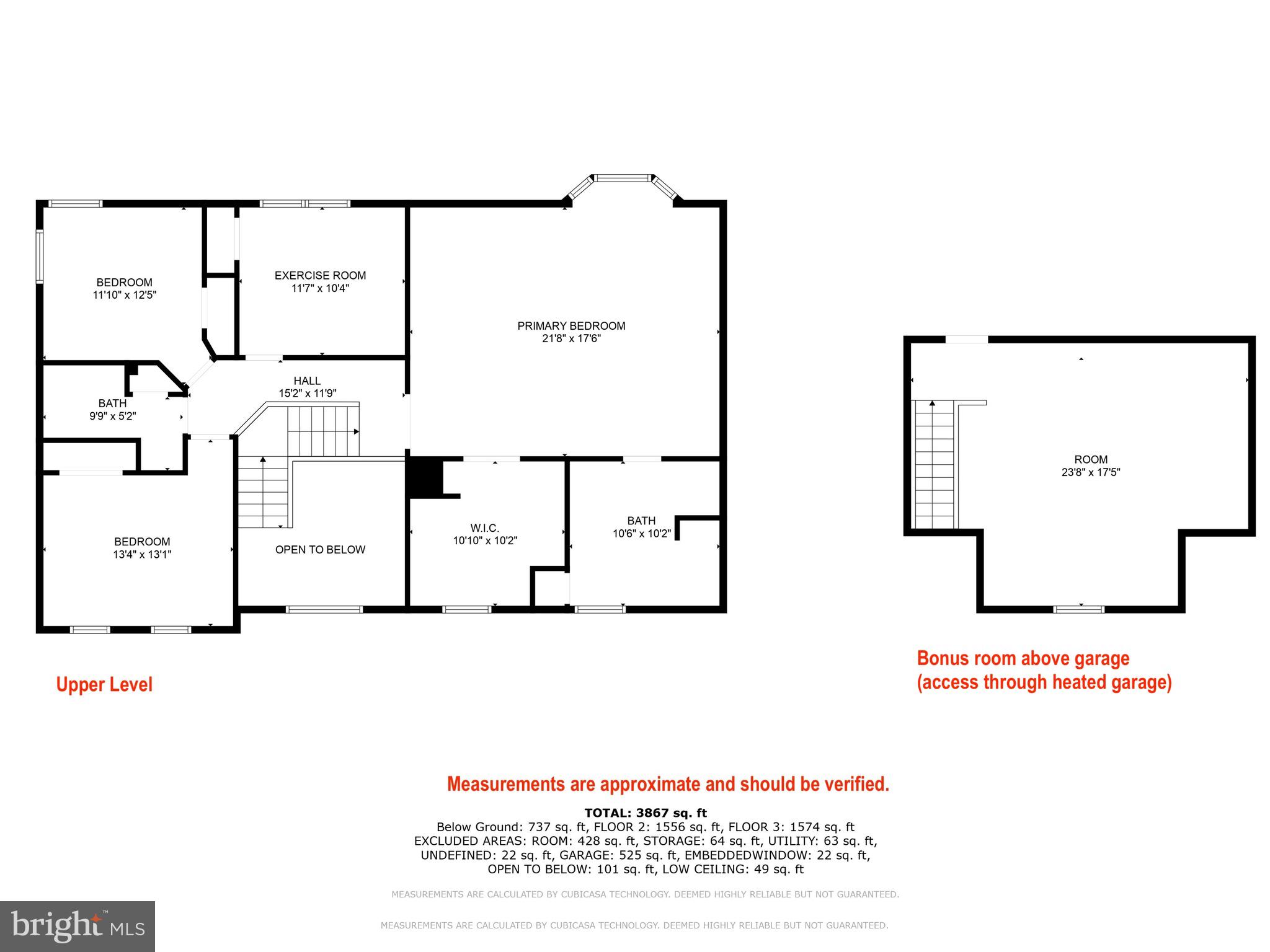 2705 Tallowtree Road Windsor Mill, MD 21244 - Photo 61 of 63 Upper level floor plan