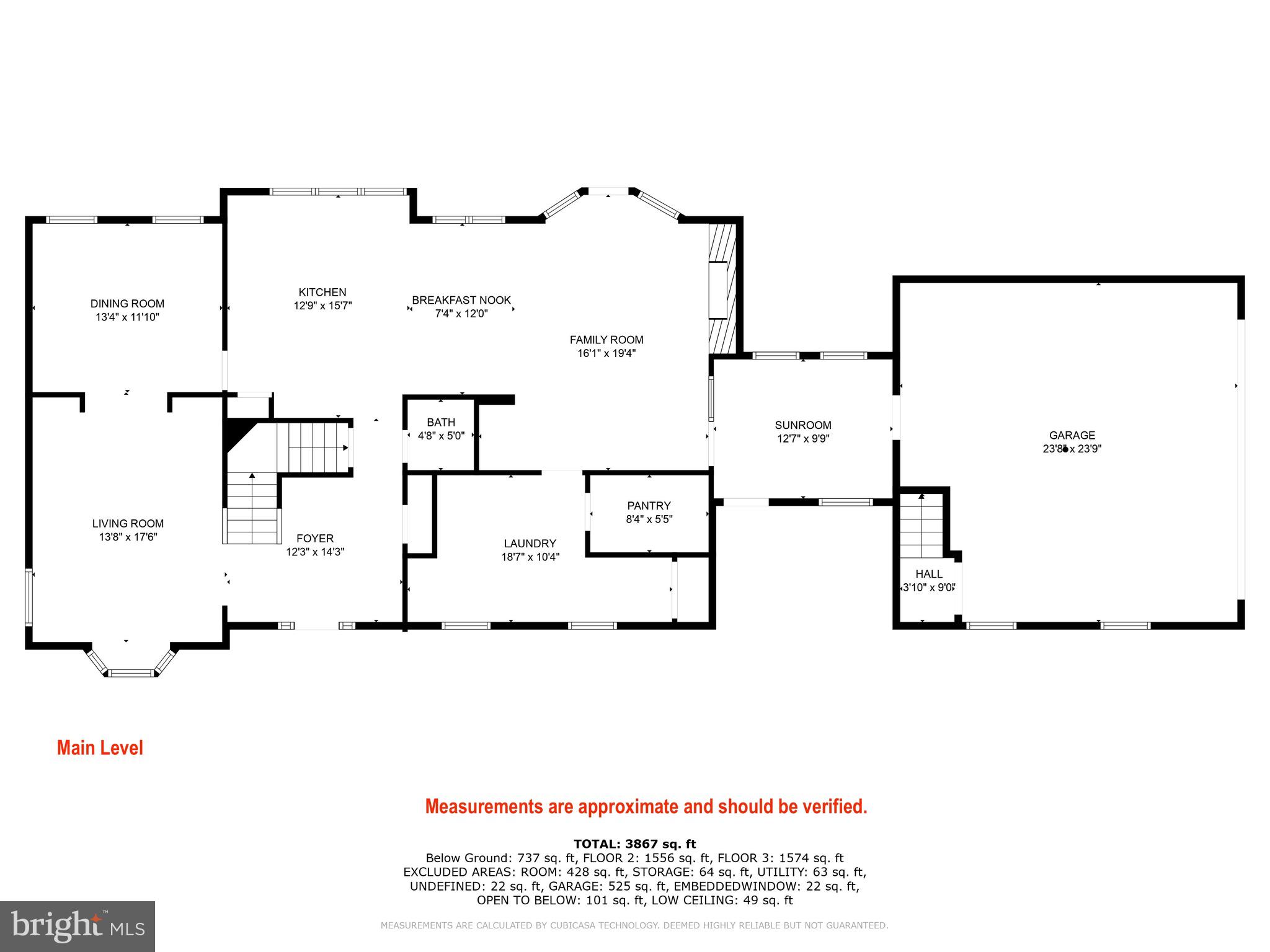 2705 Tallowtree Road Windsor Mill, MD 21244 - Photo 60 of 63 Main level floor plan