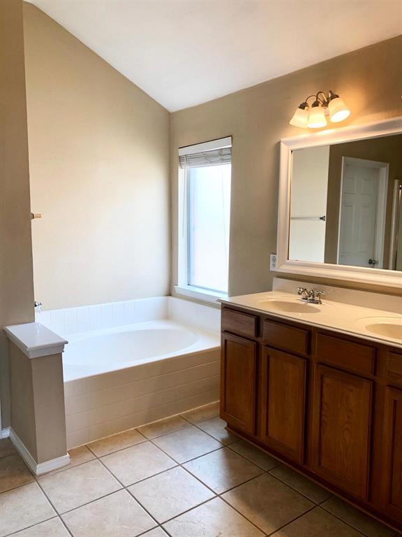 1021 Terrace View Drive Fort Worth, TX 76108 - Photo 15 of 22 a spacious bathroom with a bathtub and a sink