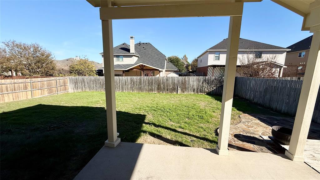 1021 Terrace View Drive Fort Worth, TX 76108 - Photo 18 of 22 a view of a garden from a balcony