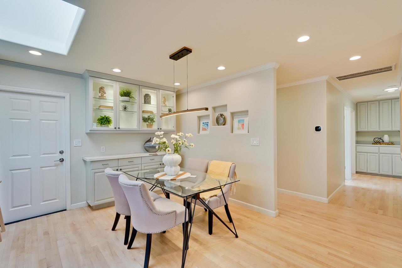 891 Humewick Way Sunnyvale, CA 94087 - Photo 13 of 45 a view of a dining room with furniture and wooden floor
