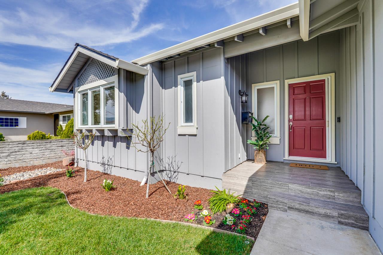 891 Humewick Way Sunnyvale, CA 94087 - Photo 2 of 45 a front view of a house with garden