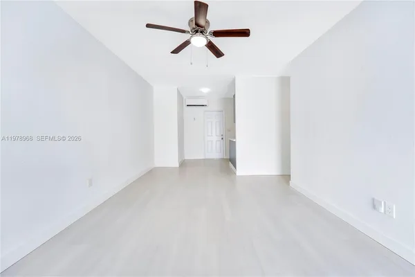 a view of an empty room