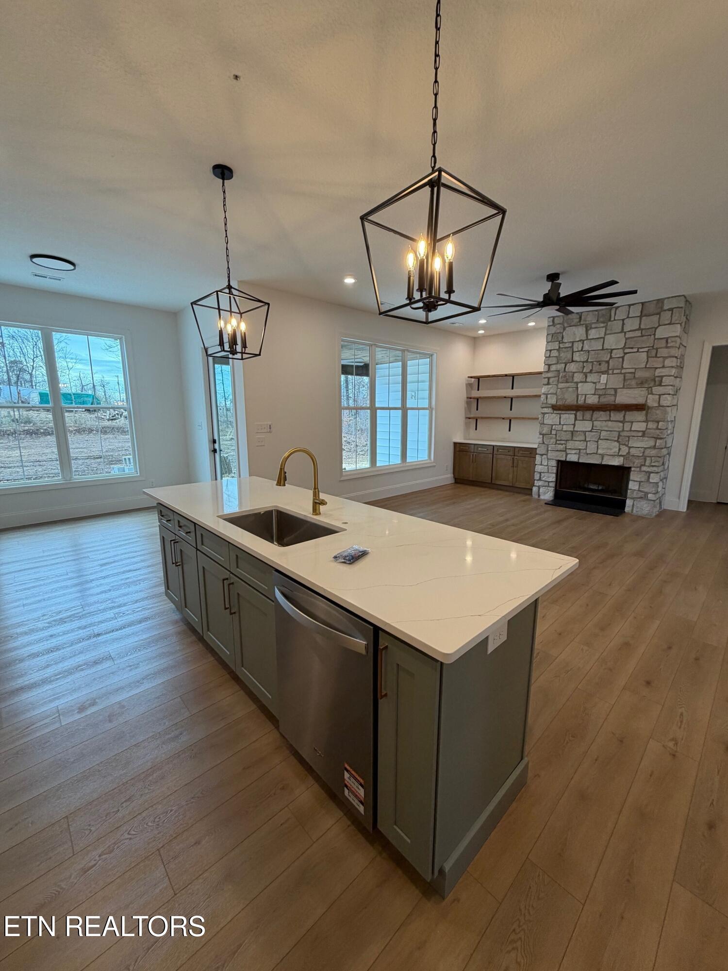 6813 Flint Gap Road Knoxville, TN 37914 - Photo 13 of 45 Kitchen & Family Room Combo