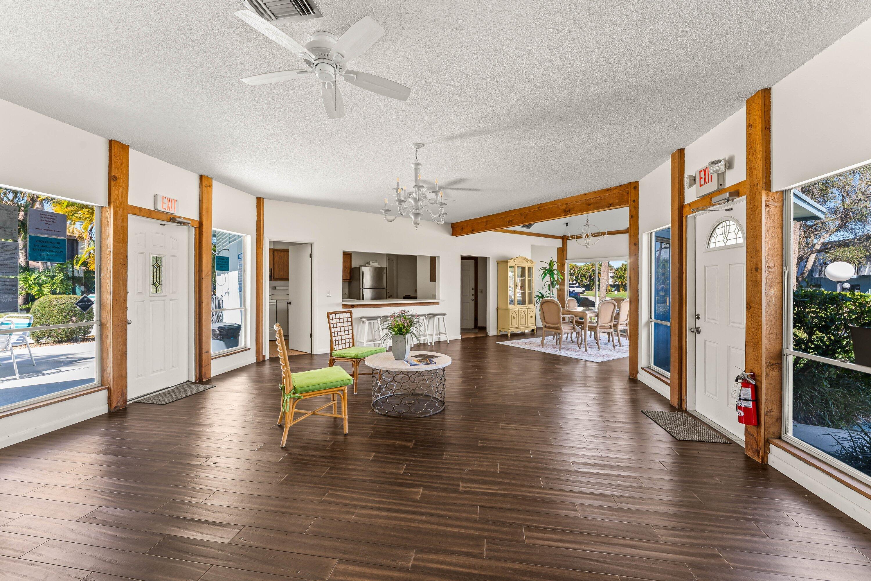 950 South Kanner Highway, Unit C10 Stuart, FL 34994 - Photo 28 of 31 a view of a living room and hardwood floor